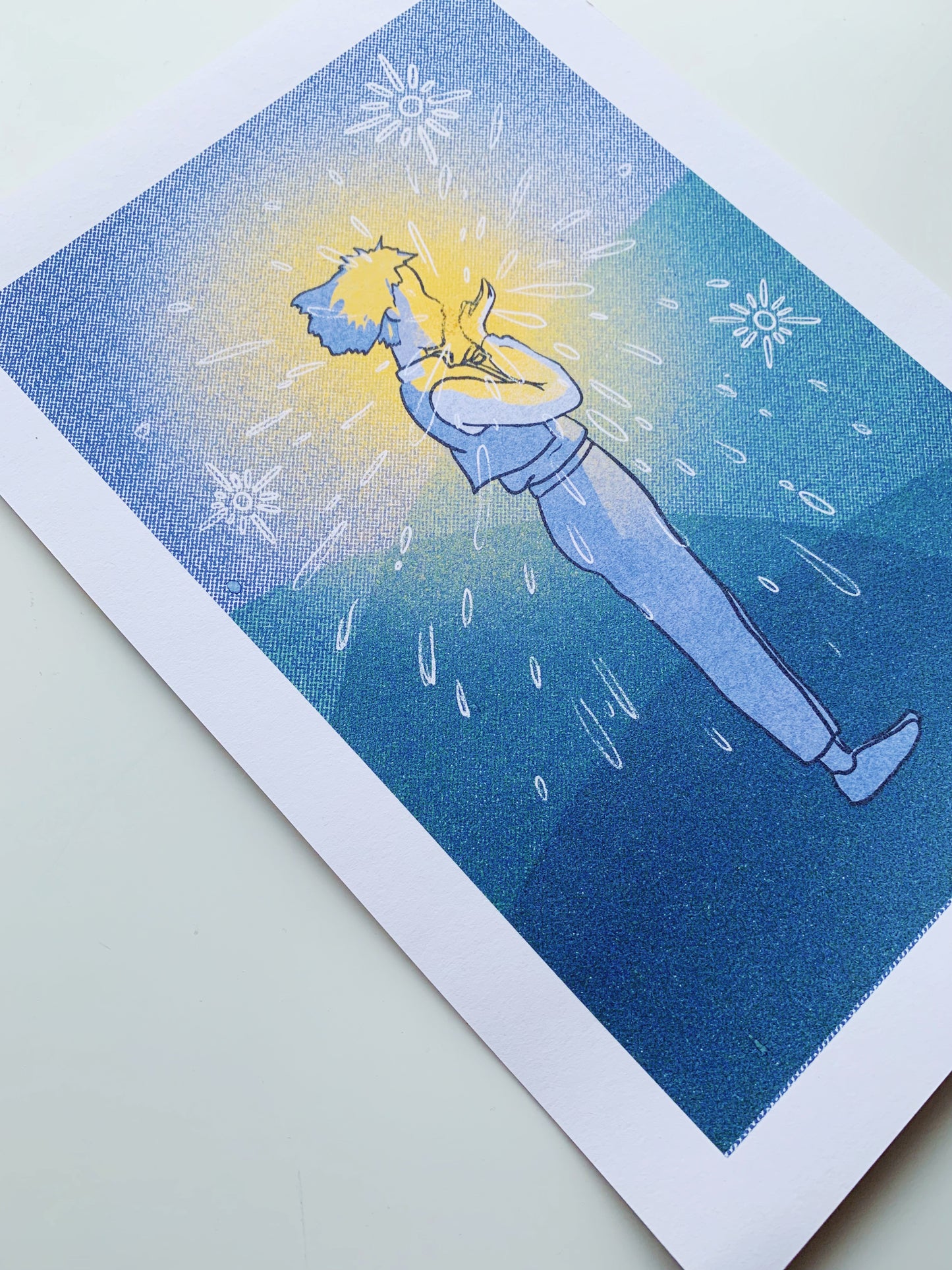 The Boy Who Swallowed a Star Print