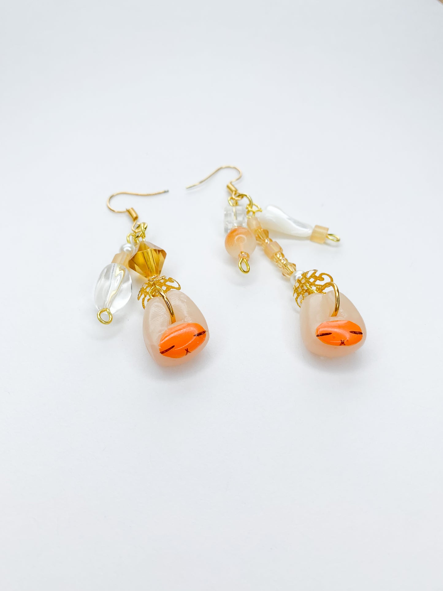 Egg Bun Earrings