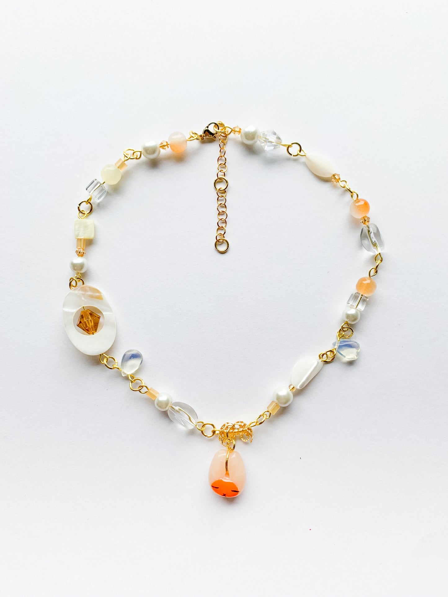 Egg Bun Necklace