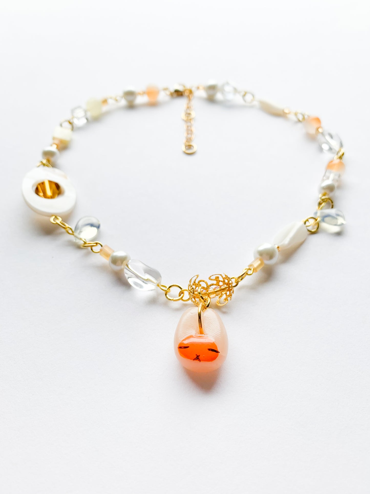 Egg Bun Necklace