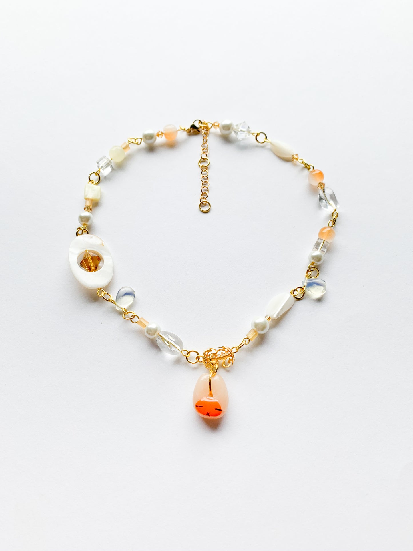 Egg Bun Necklace