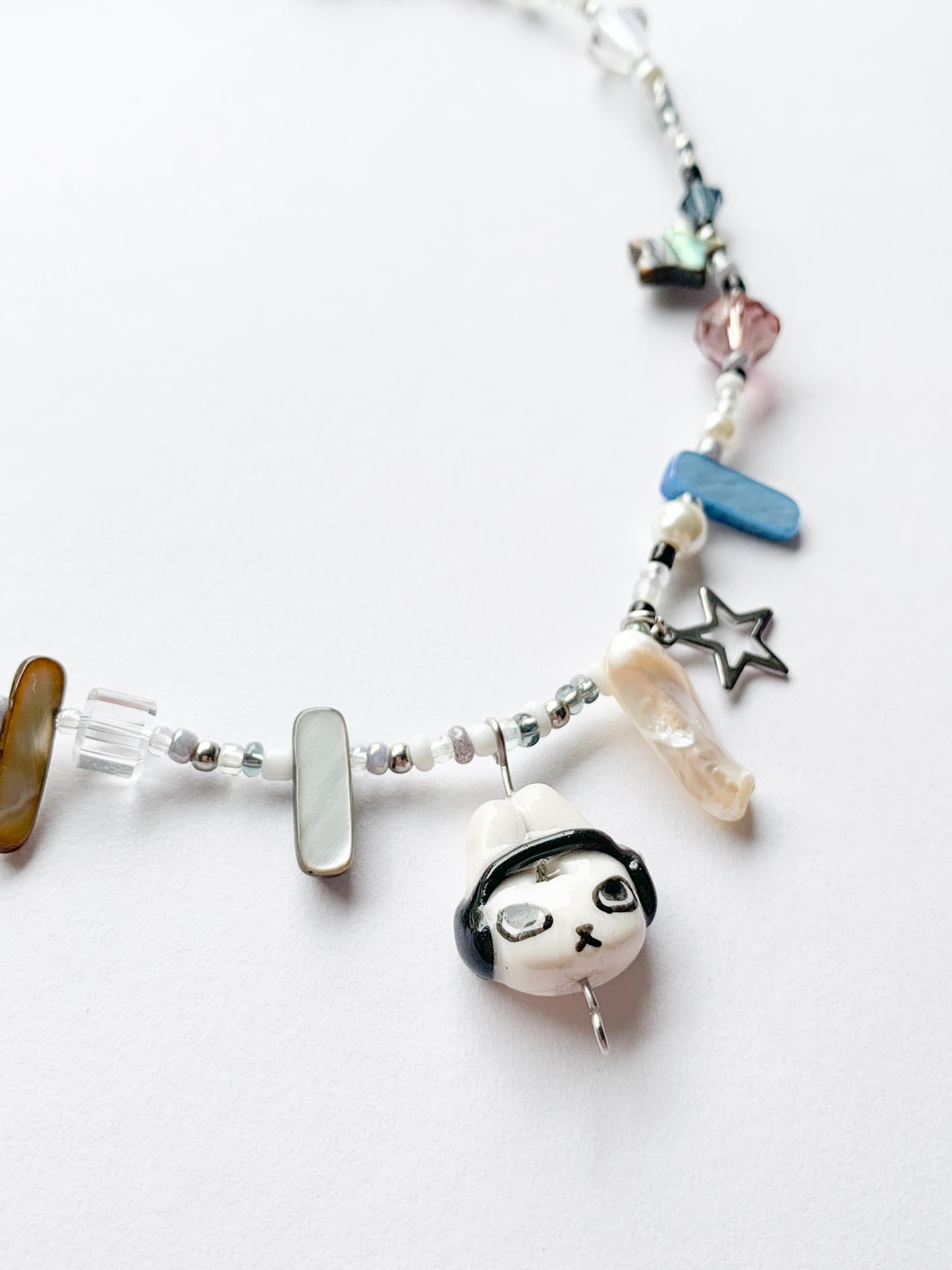 Headphones Bun Necklace