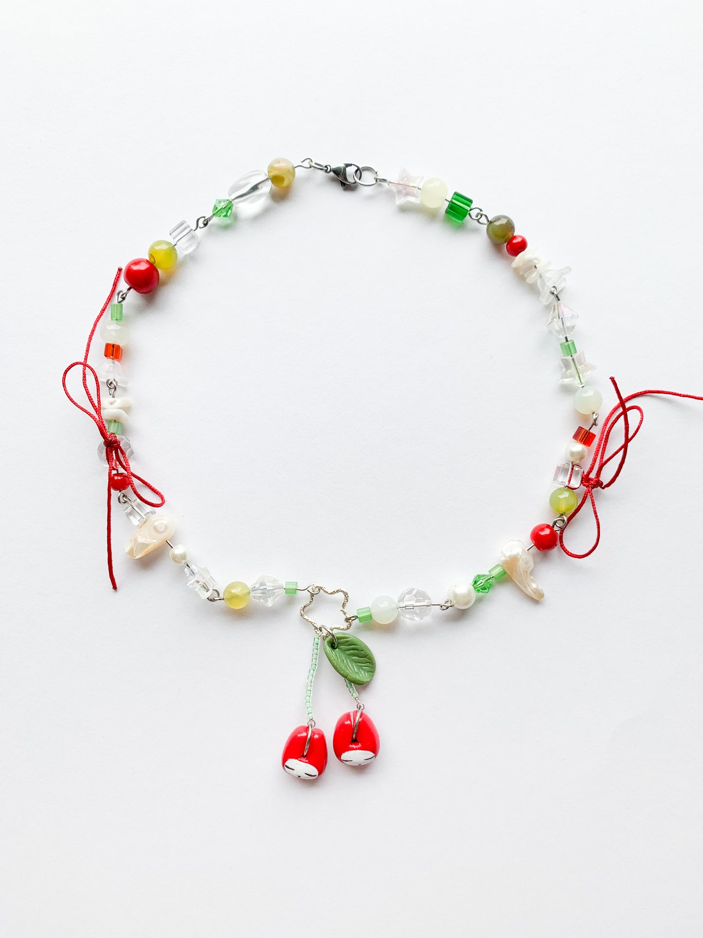 Cherry Bun-Bun Necklace