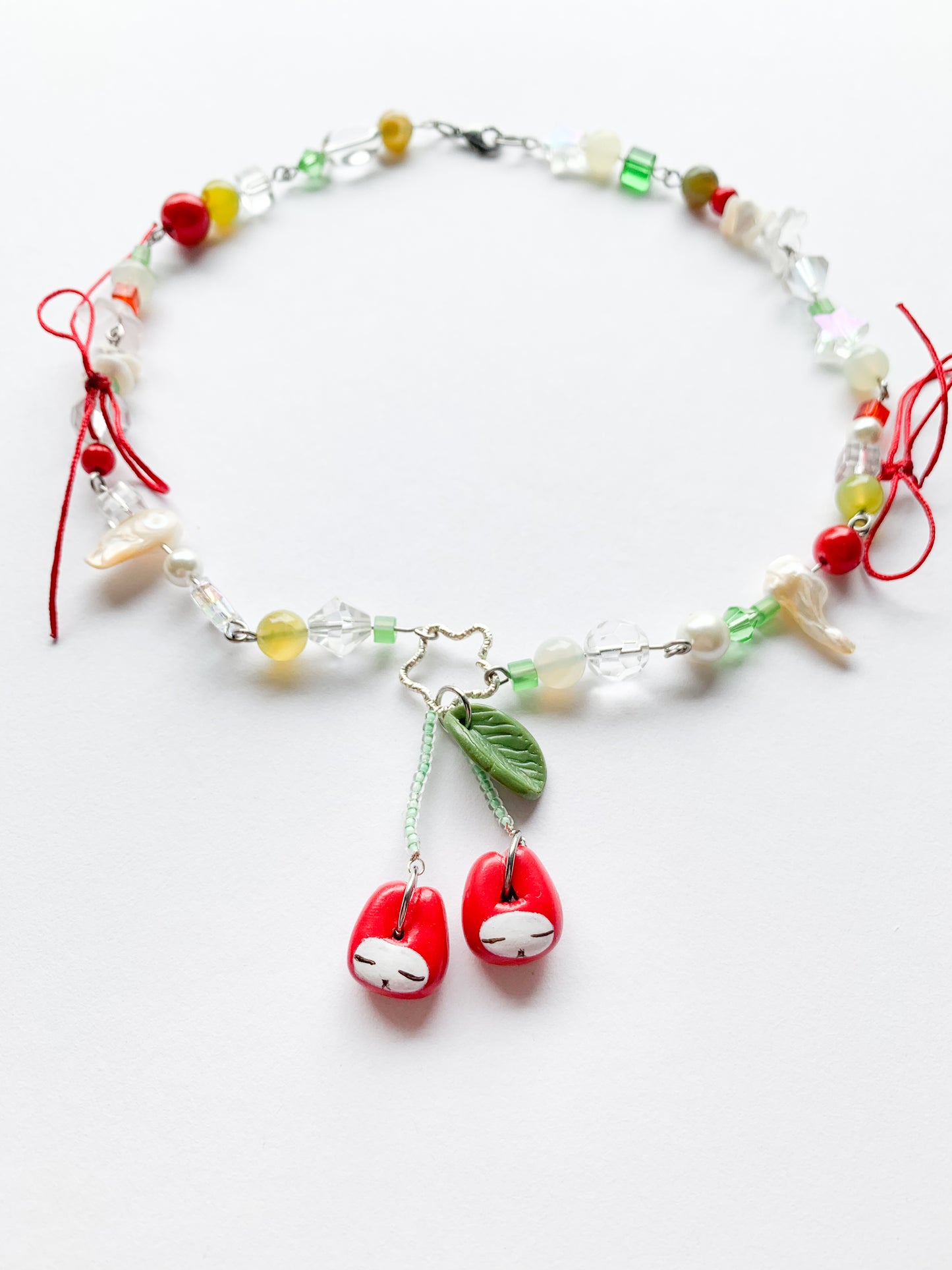Cherry Bun-Bun Necklace