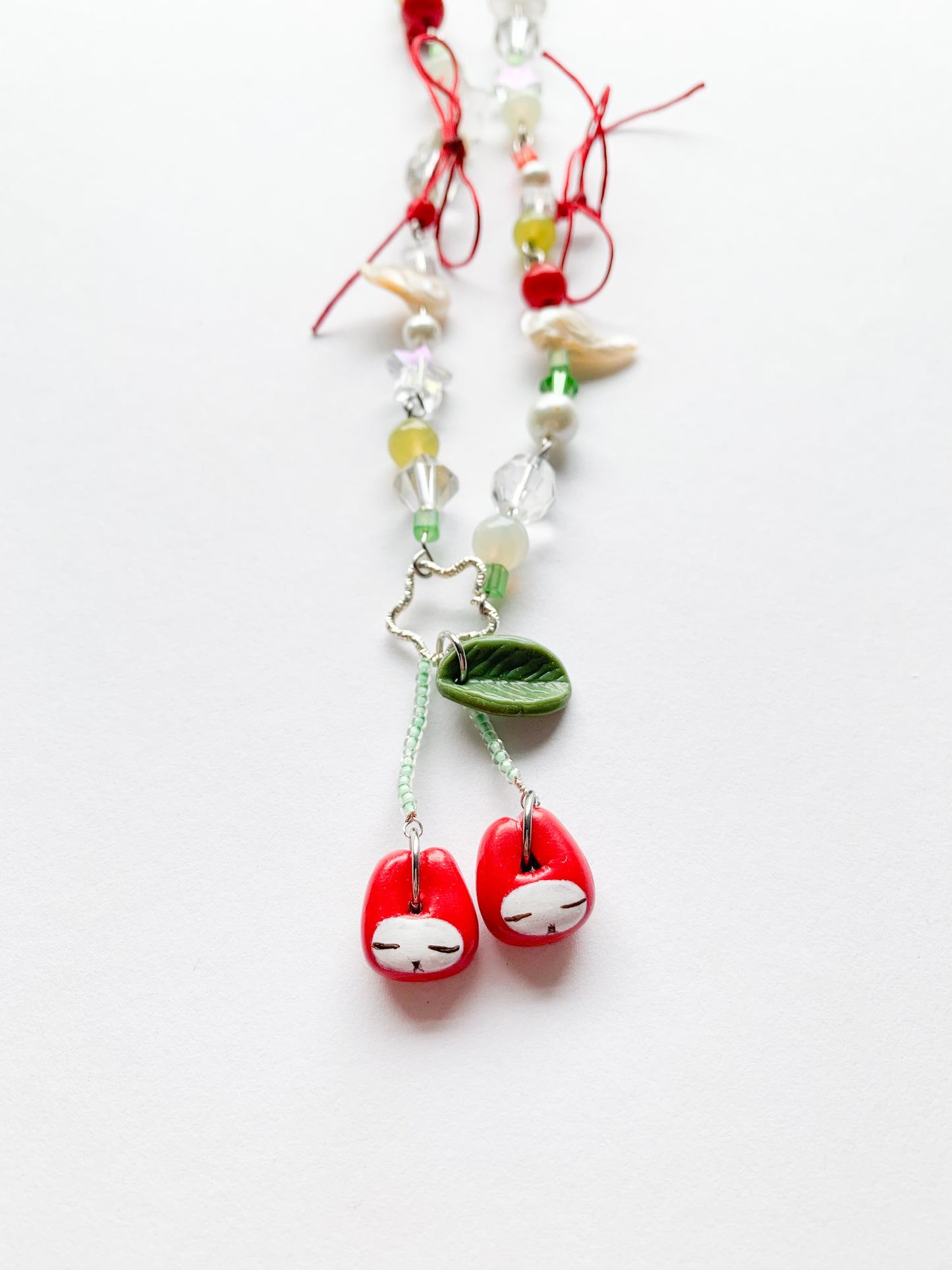 Cherry Bun-Bun Necklace