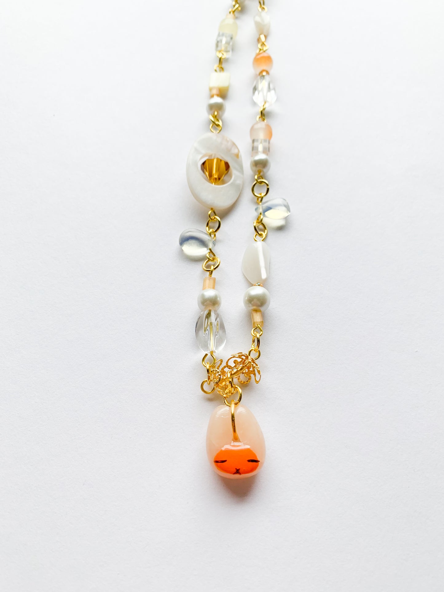 Egg Bun Necklace