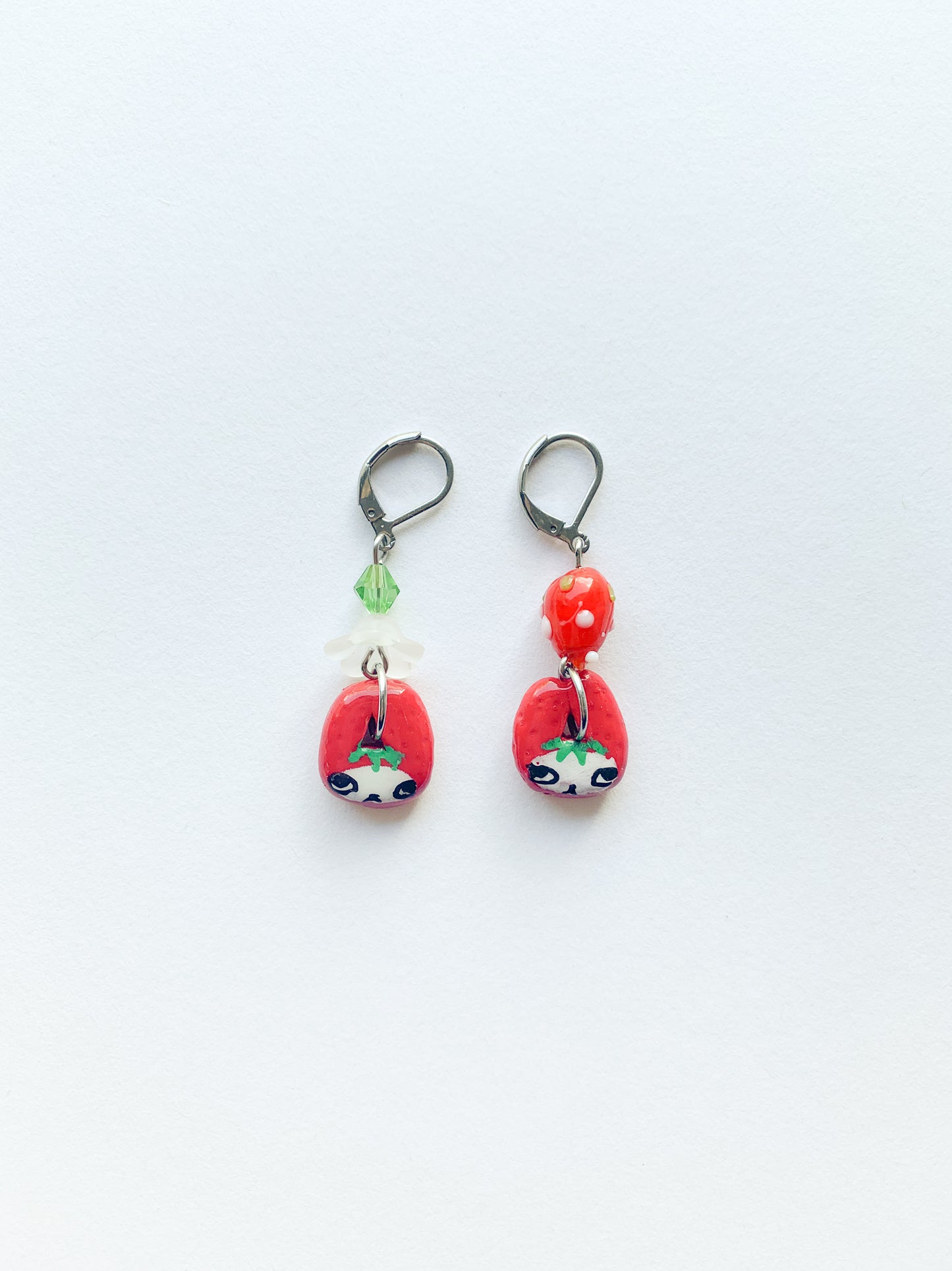 Strawberry Bun Earrings