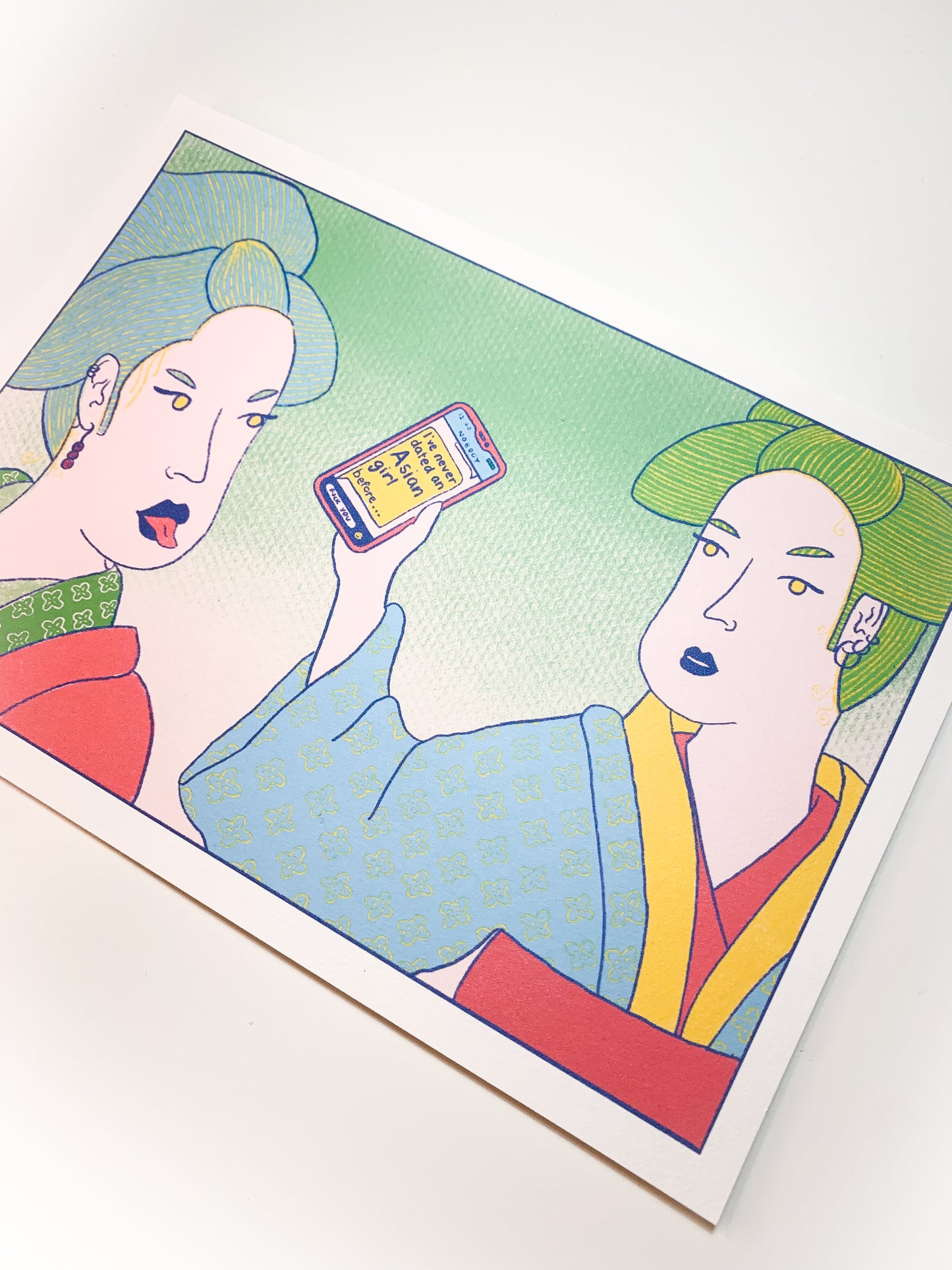Never Dated an Asian Girl Print