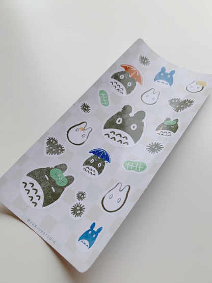 Totoro Sticker Sheet