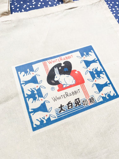 White Rabbit Tote Bag