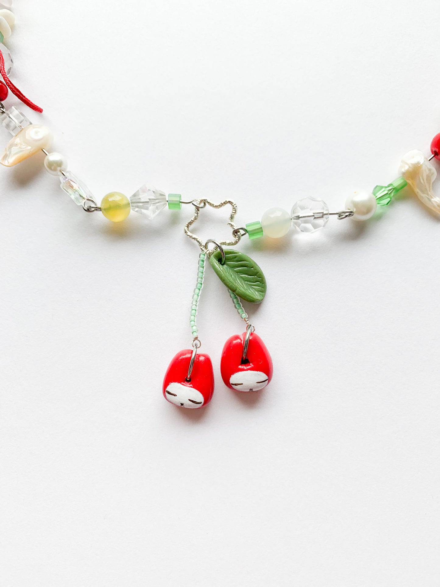Cherry Bun-Bun Necklace