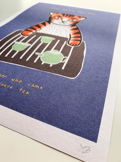 The Tiger Who Came for Chinese Tea (A4)